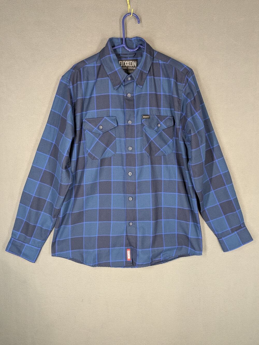 Dixxon Flannel Shirt Mens Large Snap-on Tools Mechanic Limited Edition